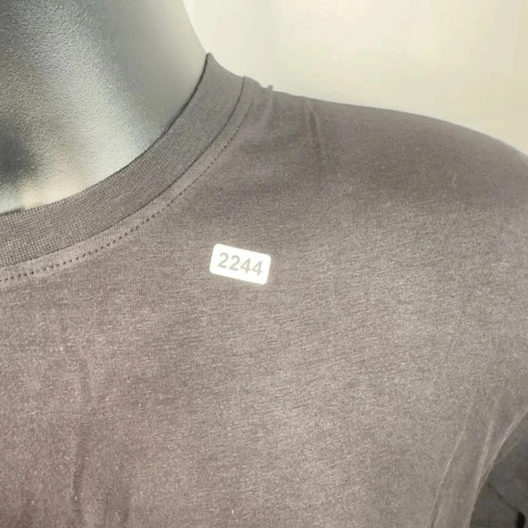 NWOT Psycho Bunny Robert Godley Tee Shirt Short Sleeve Crew Pima Cotton Gray L - Picture 2 of 5